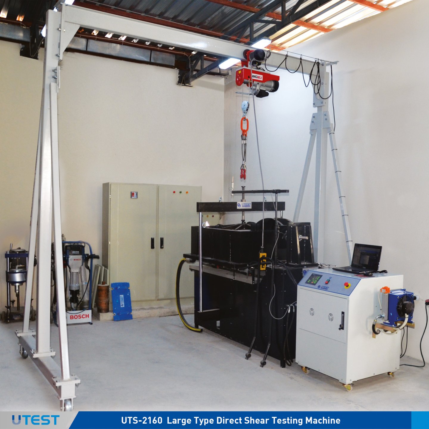 Large & Extra Large Type Direct Shear Testing Machine Soil Mechanics