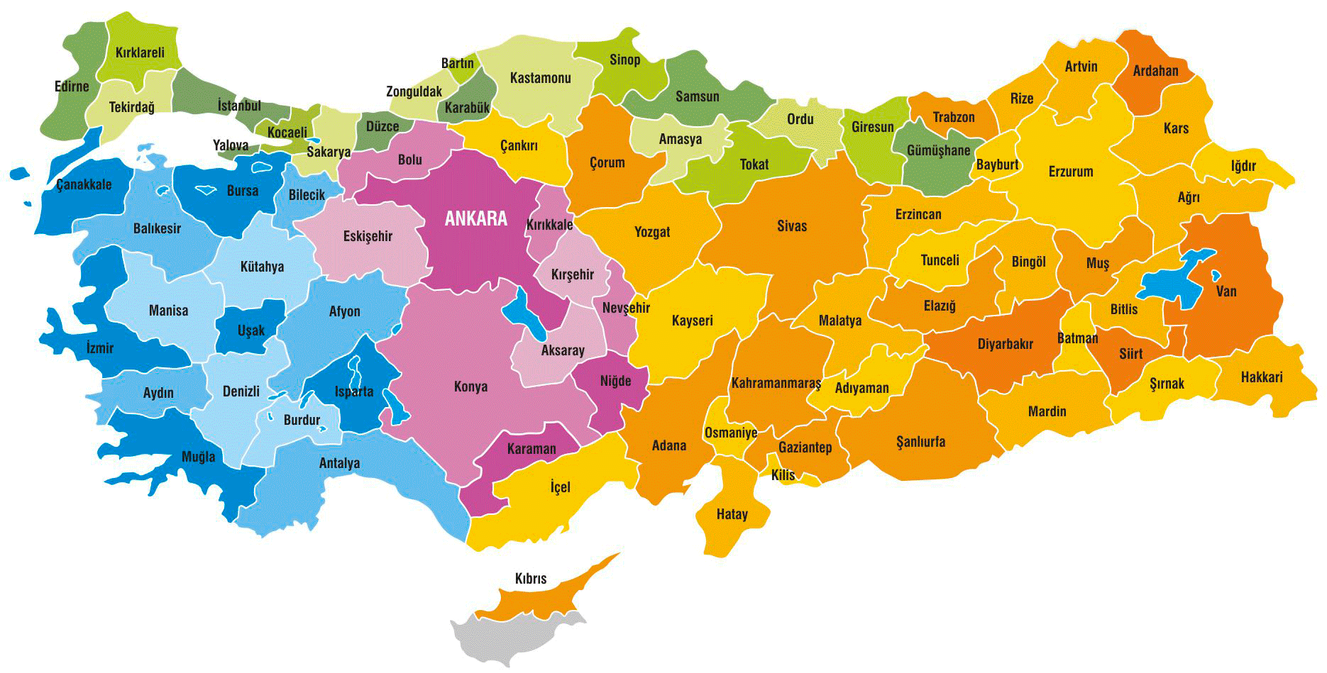 Кютахья турция карта