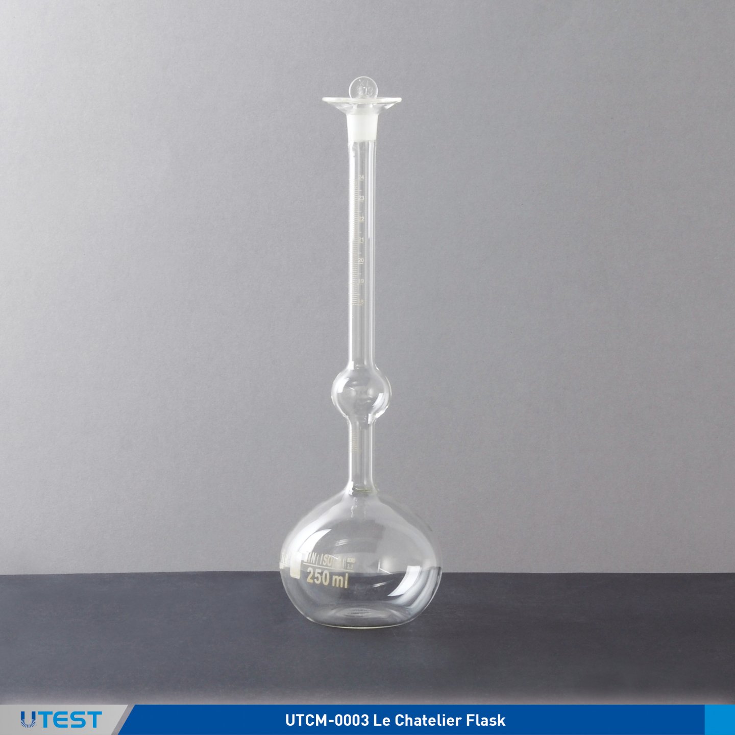 4pcs glass Specific Gravity bottle cement pycnometer Le Chatelier flask for lab 