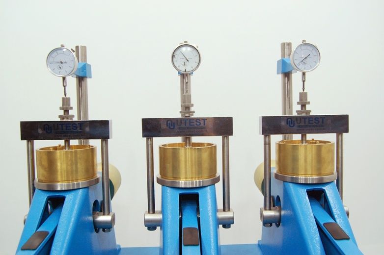 Consolidación - Mecánica de Suelos - Utest Material Testing Equipment