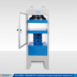 EN 772-1 and General  Purpose Compression Testing  Frame for Masonary Units/ Blocks, Cylinders and Cubes