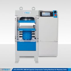 EN 12390-4 - EN 772-1 Automatic Compression Testing Machines with Welded Walls for Masonary Units, Cubes and Cylinders
