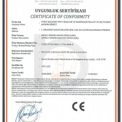 Ürün Sertifikaları