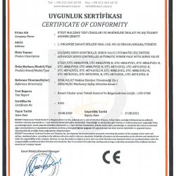 Ürün Sertifikaları