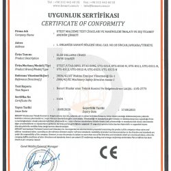 Ürün Sertifikaları