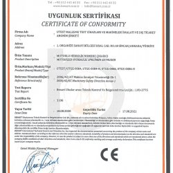 Ürün Sertifikaları