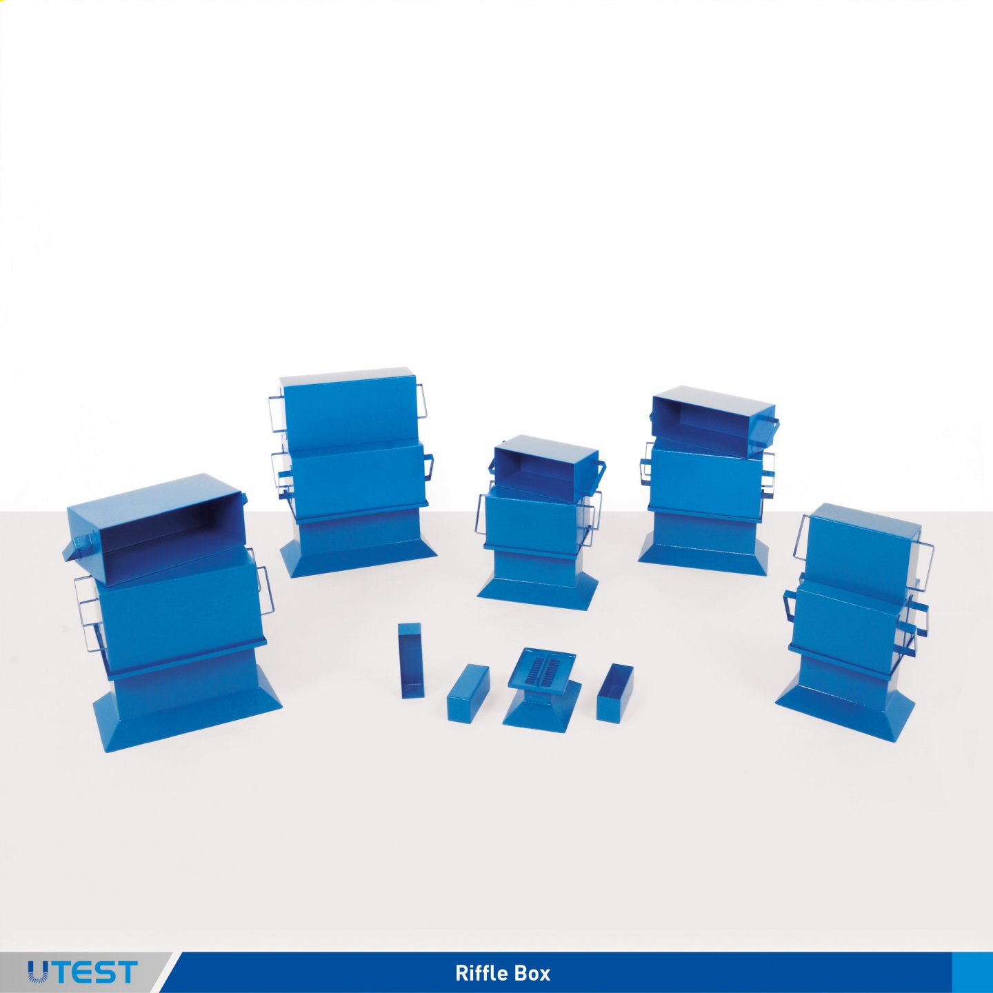 Riffle Boxes - Sample Preparation - Utest Material Testing Equipment